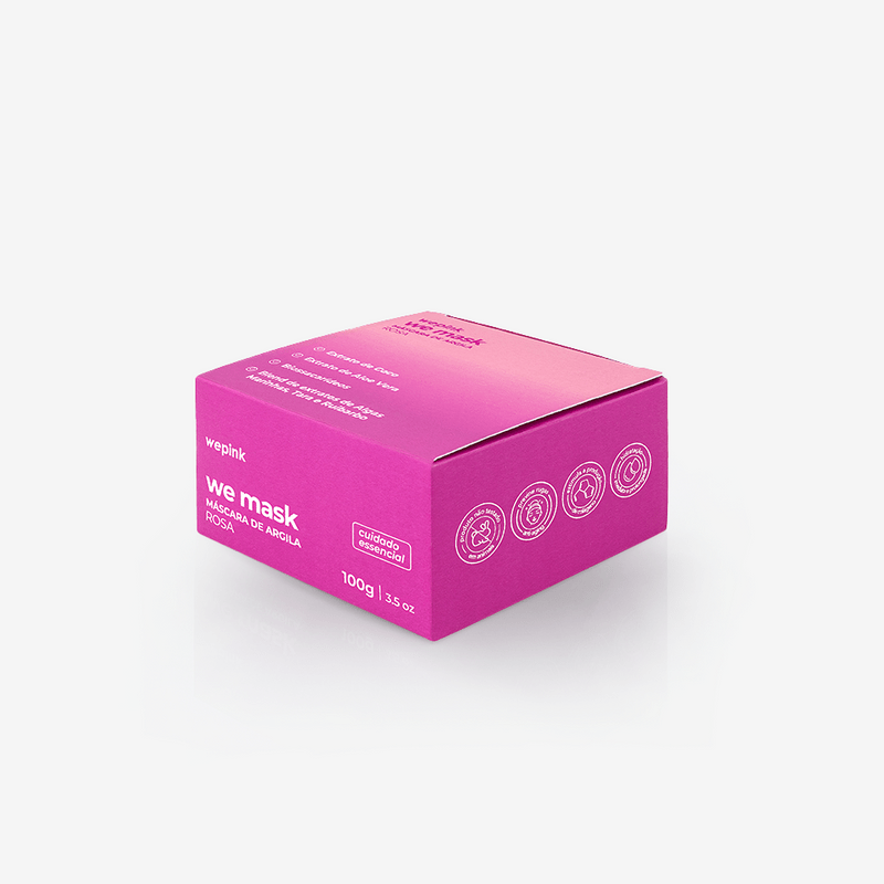 We Mask - Máscara de Argila 
Rosa 100g