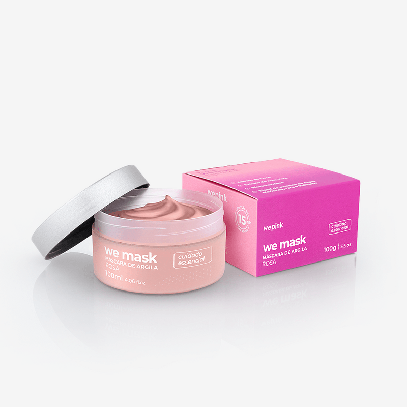 We Mask - Máscara de Argila 
Rosa 100g